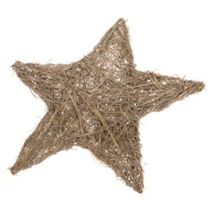 Ratanová hviezda zlatá 25 cm