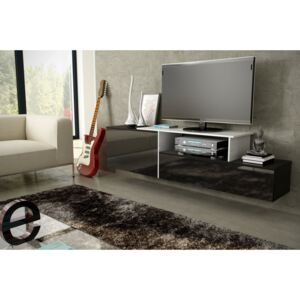 Cama Meble Závesný televízny stolík SIGMA 3 Farba: čierna/biela