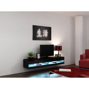 Cama Meble Televízny stolík VIGO NEW 180 Farba: čierna