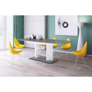 Hubertus Jedálenský stôl LINOSA 3 Farba: sivá/biela