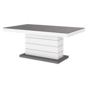 Hubertus Konferenčný stolík MATERA LUX MAT Farba: sivá/biela