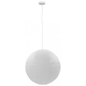 Závesná lampa biela Dekorhome 60 cm