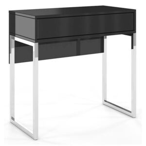 Expedo Toaletný stolík LONGY, 80x76x40, čierná/chróm
