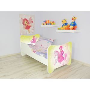 Detská posteľ s obrázkom 160x80 - Pony (Detská posteľ Pony 160x80 bez úložného priestoru)