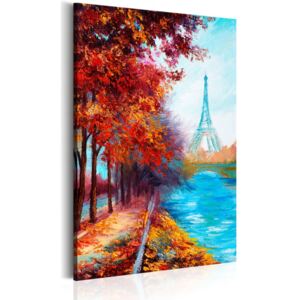 Obraz na plátne Bimago - Autumnal Paris 60x90 cm