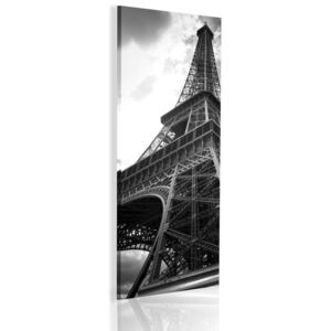 Obraz na plátne Bimago - Oneiric Paris - black and white 40x120 cm