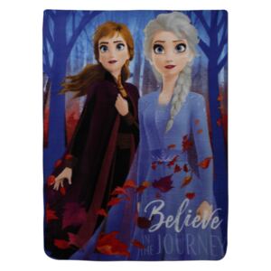 Disney Flísová deka pre dievča Frozen 2 "Elsa a Anna" - 100 x 140 cm