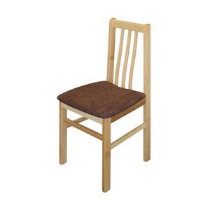 Jedálenská stolička MANDI buk/tmavo hnedá