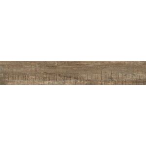 Dlažba Dom Barn Wood brown 16x100 cm, mat, rektifikovaná DBW1660