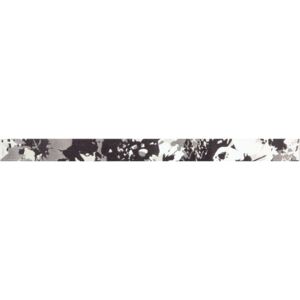 Listela Rako Tendence čiernobiela 5x60 cm, pololesk WLASZ005.1