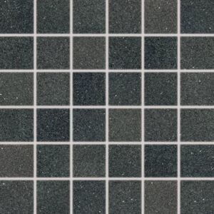 Mozaika Rako Grain čierna 30x30 cm, pololesk, rektifikovaná DDM06675.1