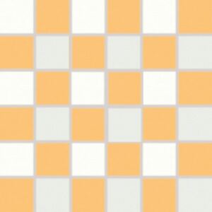 Mozaika Rako Tendence bielooranžová 30x30 cm, pololesk WDM06156.1