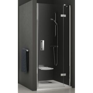 Sprchové dvere Ravak Smartline jednokrídlové 90 cm, sklo číre, chróm profil, pravé SMSD290TCRPB