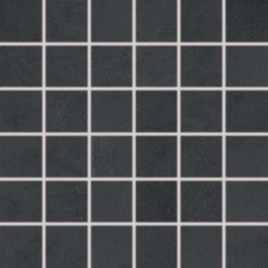 Mozaika Rako Clay čierna 30x30 cm, mat, rektifikovaná DDM06643.1