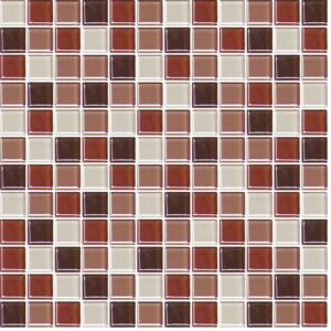 Premium Mosaic Mozaika MIX hnedá 2,5x2,5 MOS25MIX6