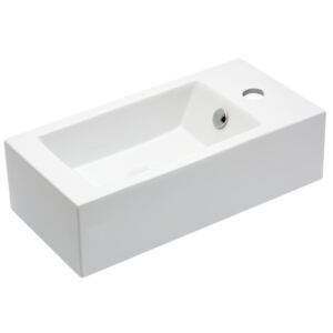 Umývadielko Glacera Bigio 50x25 cm, otvor pre batériu vpravo BG5025P