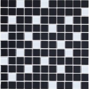 Premium Mosaic Mozaika MIX čierno-biely 2,5x2,5 MOS25MIX11