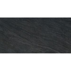 Dlažba Fineza Polar black čierna 30x60 cm, mat, rektifikovaná POLARBL36BK