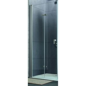 Sprchové dvere Huppe Design Pure skladací 70 cm, sklo číre, chróm profil DPUSD70190CRT