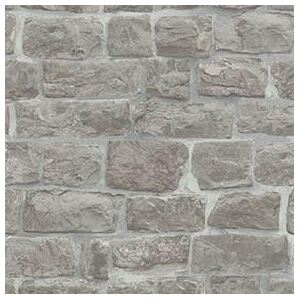 Vliesové tapety na stenu Eyecatcher 5818-10, rozmer 10,05 m x 0,53 m, kamenná stena hnedo-sivá, Erismann