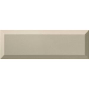 Obklad Ribesalbes Chic Colors light grey bisel 10x30 cm, lesk CHICC1664
