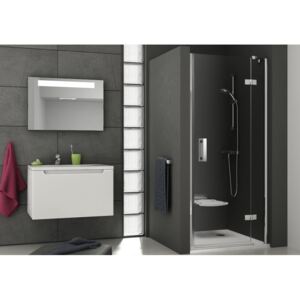 Sprchové dvere Ravak Smartline jednokrídlové 110 cm, sklo číre, chróm profil, ľavá SMSD2110TCRLB