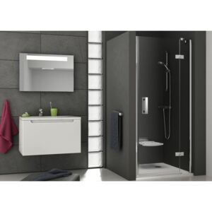 Sprchové dvere Ravak Smartline jednokrídlové 120 cm, sklo číre, chróm profil, ľavé SMSD2120TCRLA