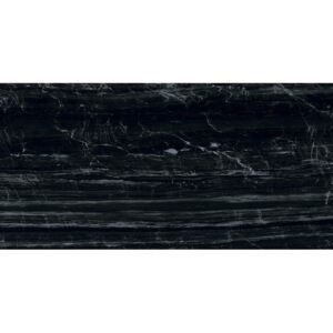 Dlažba Graniti Fiandre Marmi Maximum Nero Supremo 37,5x75 cm, leštená, rektifikovaná MML29673