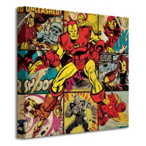 Obraz na plátne Marvel (Iron Man Squares) 40x40cm WDC95430
