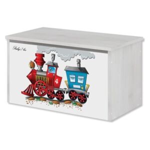 Babyboo Box na hračky s motívom Vláčik