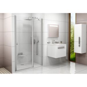 Sprchové dvere Ravak Chrome jednokrídlové 110 cm, sklo číre, chróm profil CSD2110TCR