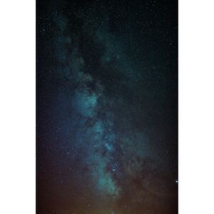 Umelecká fotografia Astrophotography of Orange-Blue Milky Way., Javier Pardina