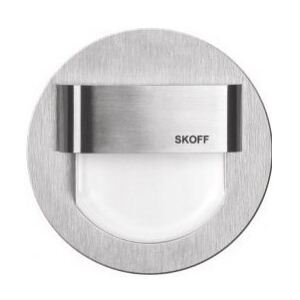 Skoff Skoff - LED schodiskové svietidlo RUEDA 0,8W/10V matný chróm SK0009 + záruka 5 rokov zadarmo