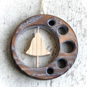 Drevený zvonček v kruhu