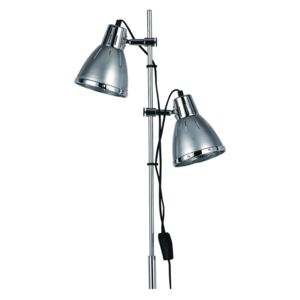 Ideal Lux - Stojacia lampa 2xE27/60W/230V strieborná + záruka 5 rokov zadarmo