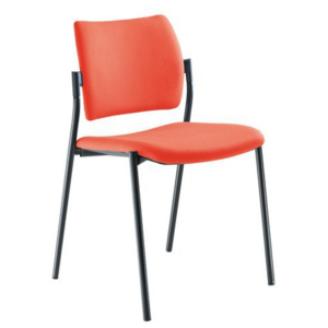 Konferenčná stolička Dream Black, oranžová