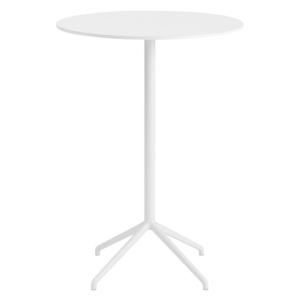 Muuto Stolík Still Café Table Ø75 x 105 cm, white