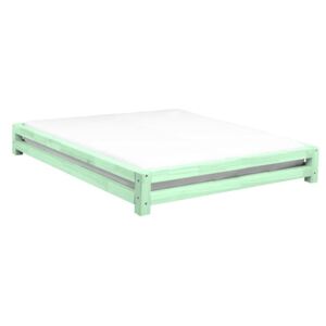 Benlemi Dvojlôžková posteľ Japa 160x200 cm Farba: Pastelová zelená