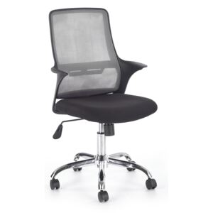 HALMAR Agen kancelárska stolička s podrúčkami čierna / sivá
