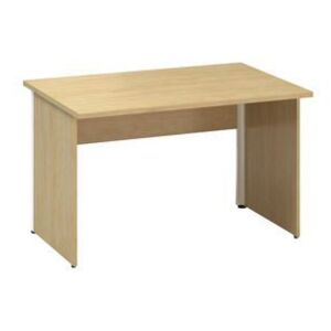 Kancelársky stôl Alfa 100, 120 x 80 x 73,5 cm, rovné vyhotovenie, dezén divá hruška
