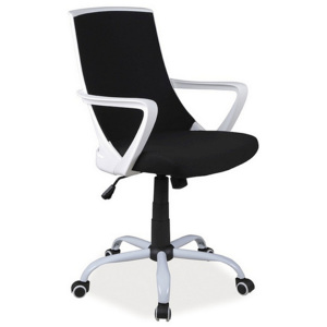 Kancelárska stolička HINT, 92-102x59x46x47-57, čierna