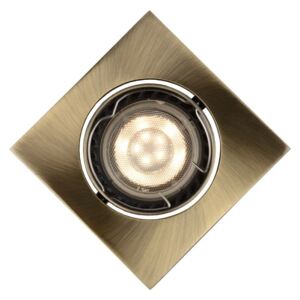 Lucide Lucide 11002/05/03 - LED podhľadové svietidlo FOCUS 1xGU10/5W/230V bronz hranaté LC1080 + záruka 5 rokov zadarmo