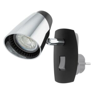 Eglo Eglo 96845 - LED Nástenná lampa do zásuvky MONCALVIO 1xGU10/3,3W/230V EG96845 + záruka 5 rokov zadarmo