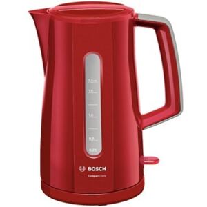 Rýchlovarná kanvica Bosch TWK3A014, červená, 1,7l
