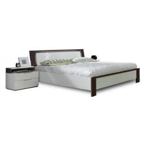 Viva - komplet, posteľ 180cm (alpská biela, lava čierna)