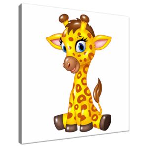 Obraz na plátne Veselá žirafa 30x30cm 2867A_1AI