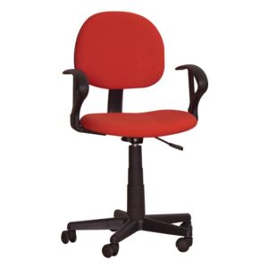 Kancelárska stolička, červená, TC3-227