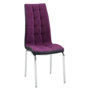 Jedálenská stolička, fialová/čierna, GERDA NEW