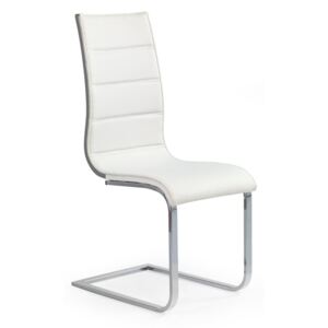 Jedálenská stolička K104 Halmar bílo-šedá