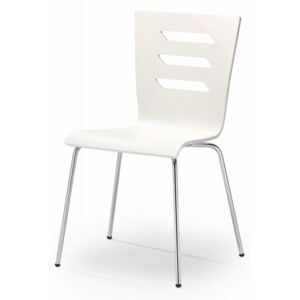 Jedálenská stolička K155 biela Halmar